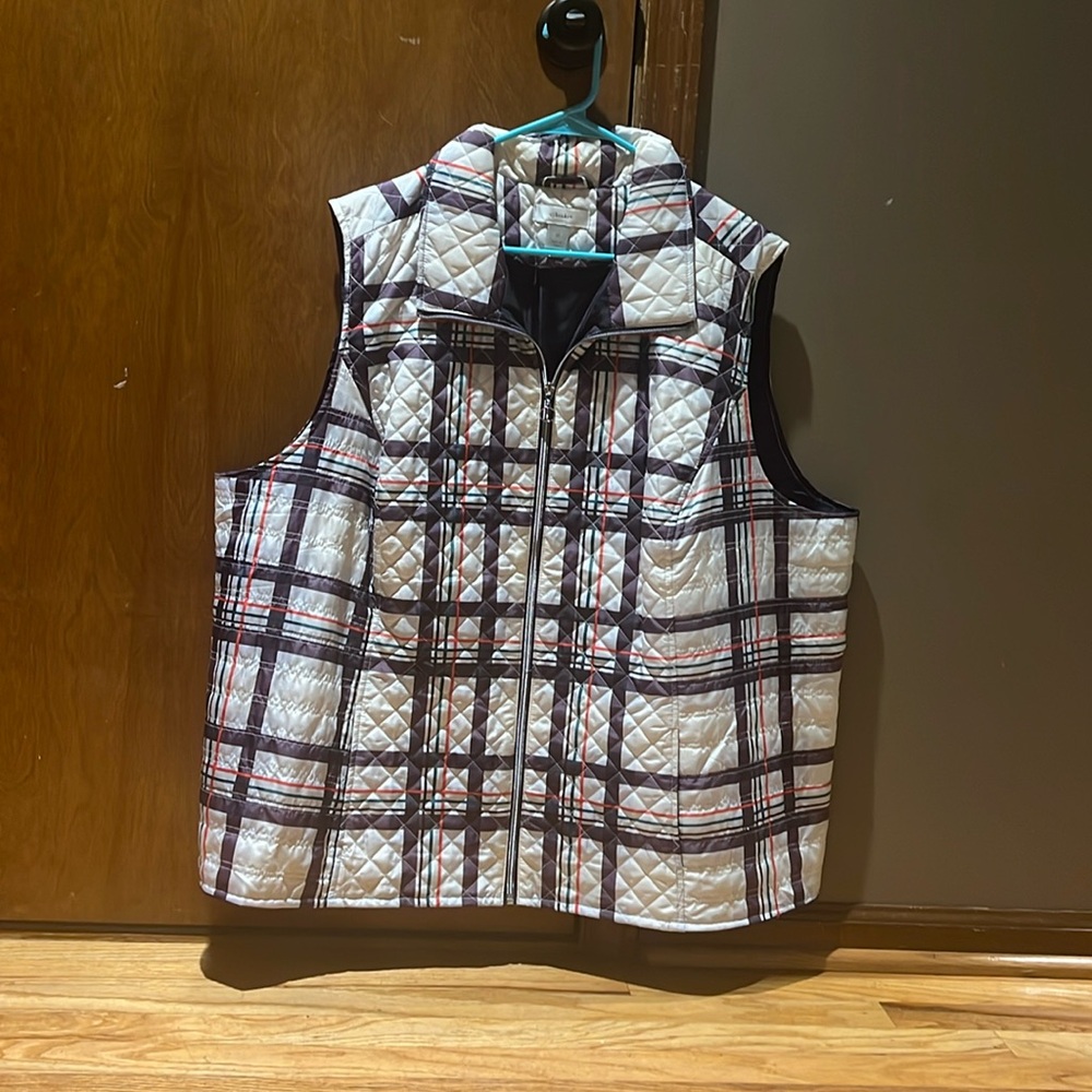 Plaid vest from CJ banks